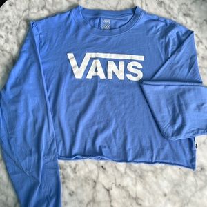 Size Large VANS cropped long sleeve t-shirt